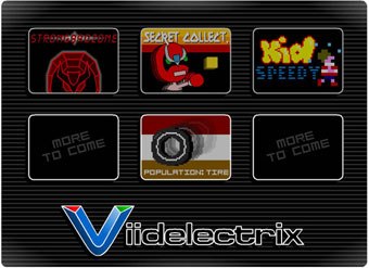 Videlectrix style shows the Chapman brothers' love for vintage videogames.