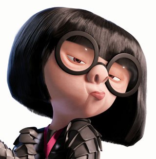 Bird got into character as Edna Mode in The Incredibles.