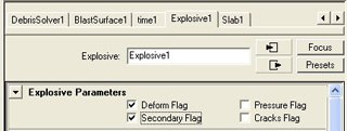 [FIGURE 9] The Secondary Flag toggled on under the Explosive1 tab.