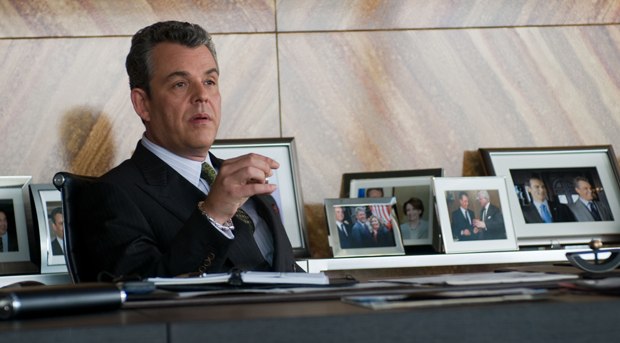 One minor CG enhancement was replacing Barack Obama with George Bush and Nancy Pelosi in the background of Danny Huston's office.