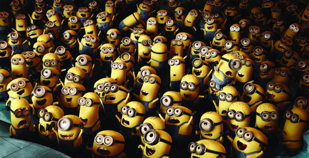 Like Ice Age's Scrat, the Minions steal the show.