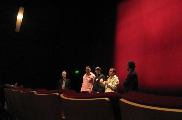 Q&A at the Pixar screening.