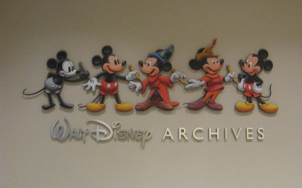 The Disney Archive sits right off the lobby of the Frank G. Wells building.