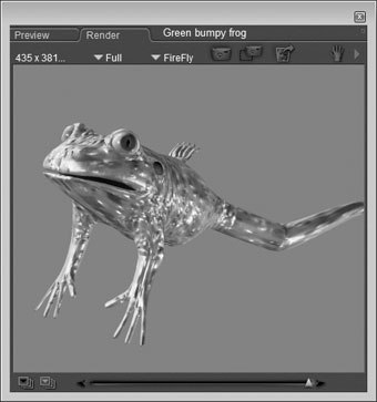 [Figure 8-16] Simple green materials on a frog figure
