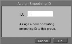 [Figure 8-34] Assign Smoothing ID dialog
