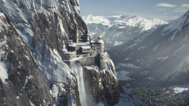 One of the great creations is the remote Switzerland castle.