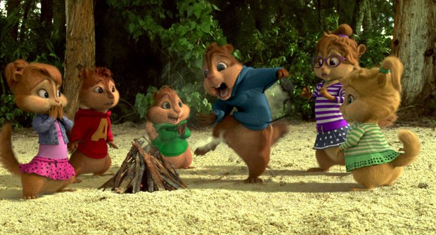 The beach sequences necessitated different fur combs for the chipmunks.