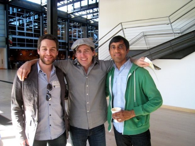 (From left to right) Patrick, Teddy Newton and Sanjay Patel.