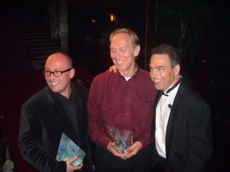 Serge with winners Adam Elliot (Mary and Max) and Henry Selick (Coraline),