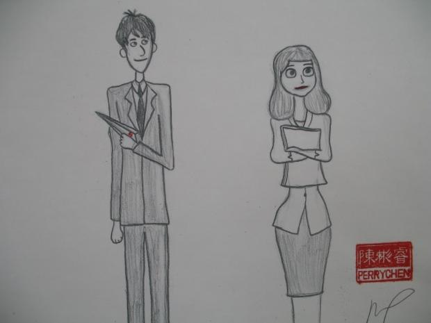 Perry Chen’s drawing of Paperman
