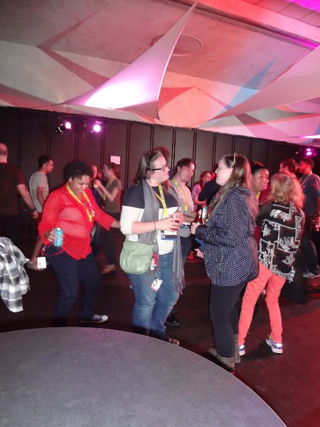 Who says that animators can’t dance? Quite a few were happy to cut a rug at the Closing Party.