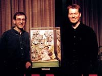 Les maîtres créateurs de marionnettes, Mackinnon & Saunders, avaient apporté une marionnette de Brambly Hedge to au festival. Crédit Folioscope..