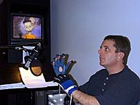 Actor Paul Pistore gives the voice and facial expressions to the character