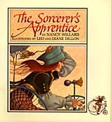 The Sorcerer's Apprentice by Nancy Willard, with illustrations by Leo and Diane Dillon. © Scholastic Inc