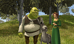 All eyes will definitely be on this trio May 18, 2001 when Shrek opens across the U.S. TM and © 2001 PDI/DreamWorks.