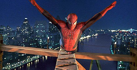 Spider-Man and the other early 1960s Marvel Comics were the first to be set in real cities like New York rather than a pseudonymous Metropolis or Gotham City. All images © 2002 Columbia Pictures. All rights reserve