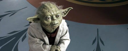 The CG version of Yoda allowed the animators to add depth and expression to his eyes. All images © Lucasfilm Ltd. & TM. All rights reserved. Digital work by Industrial Light & Magic.