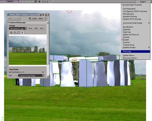 Stonehenge done in XSI, rendered with mental ray. All Mesmer images © 2004 Mesmer Inc. and Anthony Rossano.