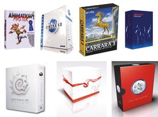 [Figure 11] CG software packages come with a variety of specific features and price tags.