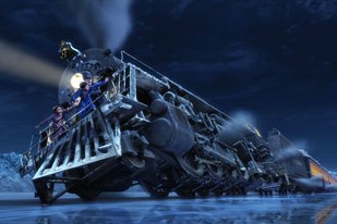 Ever expanding technology is helping artists bring worlds like the wintry wonderland in The Polar Express to life. © 2004 by Warner Bros. Ent. Inc.
