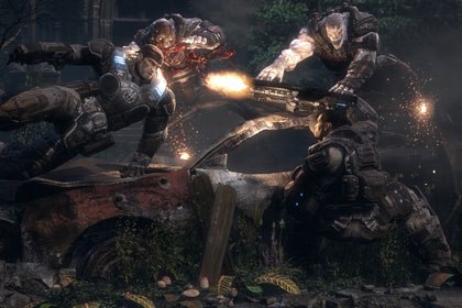 Commercials for Epic's Gears of War used