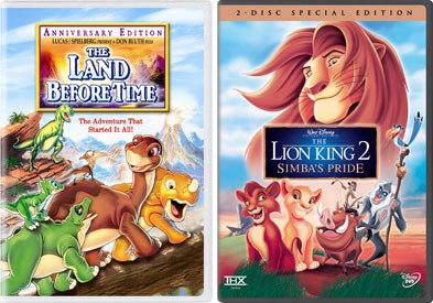 Straight-to-video franchises are cash cows and well-known properties including Land Before Time and The Lion King are among the strongest sellers.