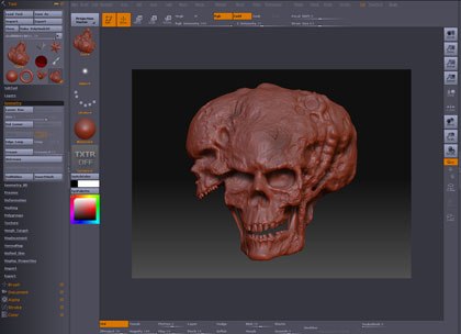 ZBrush 3 stands ready to further shake the paradigms of digital art and asset creation. One of the first things you will notice is the new ZBrush interface. All images courtesy of Scott Spencer, unless otherwise noted.