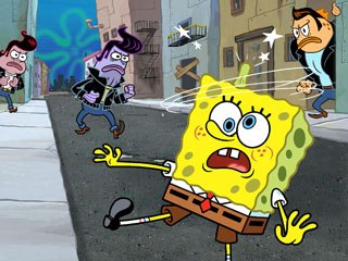This week SpongeBob is busting out all over, with a new TV adventure and its DVD release, which also includes some season five episodes and four original shorts. All images © Nickelodeon.