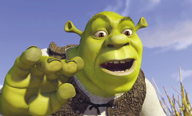 The first Shrek didn't have global illumination and he couldn't make his ears vibrate when making trumpet sounds. All images courtesy of DreamWorks Animation.