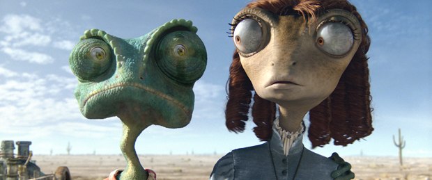 "We got to leverage all our artists who make really realistic things in CG and our animation team and bring all that together. So it was a great fit for us..." All Rango images courtesy of Paramount Pictures.