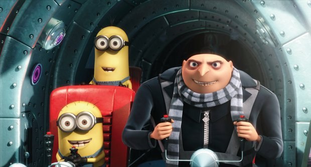 Gru and his Minions. Image courtesy of Universal Pictures.