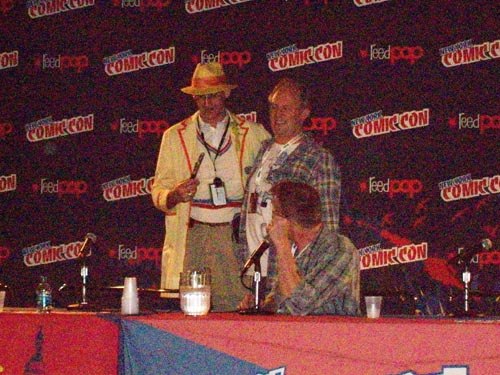 The only Peter Davison Dr. Who cosplay fan at Comic Con meets his inspiration
