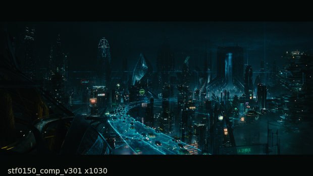 The dystopian world of Neo Seoul was partly inspired by Blade Runner. All images © 2012 Warner Bros. Entertainment Inc. in The United States of America and Canada and © 2012 Cloud Atlas Production GMBH and X Filme Creative Pool GMBH.All images courtesy of Method Studios.