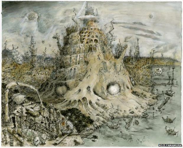 Koji Yamamura's vision of the future is based on a painting by Pieter Bruegel.
