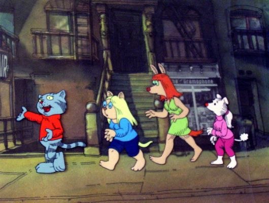 A still from Fritz the Cat (1972). All images courtesy of Ralph Bakshi.