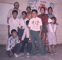 James Clay with animation students in Mexico