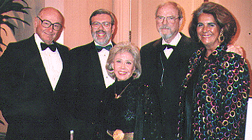 Roger Mayer, Leonard Maltin, June Foray, Chuck Jones and Sara Karloff
