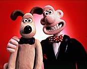 Wallace & Gromit, those lovable, merchandisable clay characters.