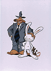 Sam & Max, characters which debuted in a comic book, will star in their own animated series this fall on Fox. © Nelvana.