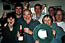 The Famous Fred production team celebrates their Oscar nomination.