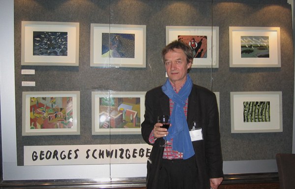 Georges Schwizgebel at his Exhibition