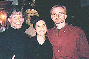 Pictured left to right: Chuck Swenson (Hanna Barbera), Laverne McKinnon and Igor Kovalyov (Klasky Csupo) at Cardiff. Courtesy of Ron Diamond.
