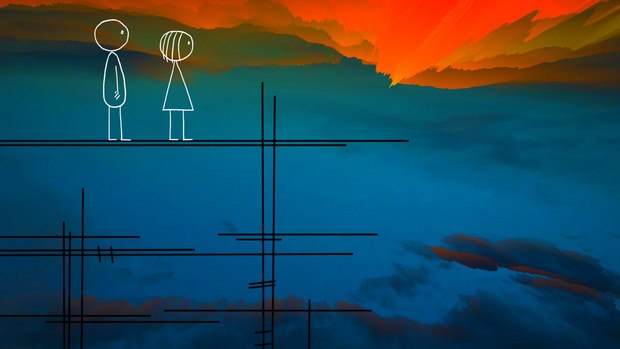A scene from Don Hertzfeldt’s award-winning film ‘World of Tomorrow,’ one of 11 films featured in THE 17TH ANNUAL ANIMATION SHOW OF SHOWS. (Photo courtesy of The Animation Show of Shows.)
