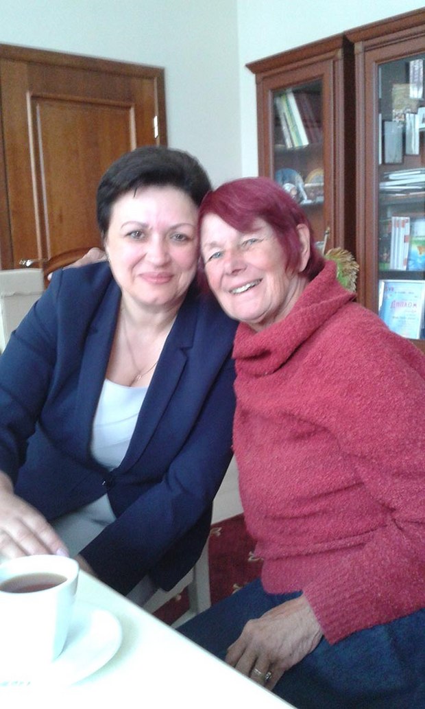 Festival director Irina Belykova and Nancy