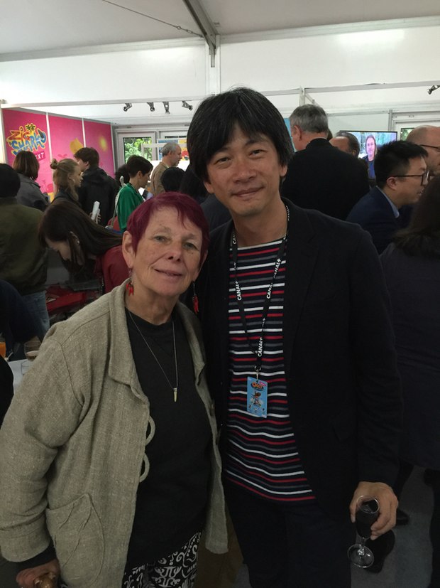 Nancy with Taiwanese animator Li Wei Chiu