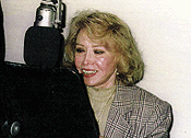 June Foray at a 2000 Warner recording session. Courtesy of June Foray.