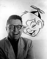 Bob Clampett and Beany. All images © 1999 Bob Clampett Productions LLC. All rights reserved, including the right to reproduce in any form.