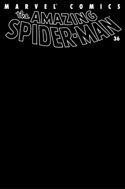 Deciding that no image was appropriate, The Amazing Spider-man #36 went into mourning with an all black cover.