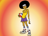 As Sir Dunkalot, Undercover Brother dunks college b-ball corruption in episode eight. © Urban Entertainment.