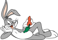 The wascally wabbit himself. © AOL Time Warner.